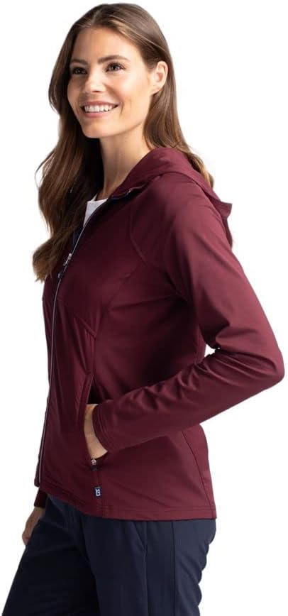 Cutter & Buck Adapt Eco Knit Hybrid Recycled Womens Full Zip Jacket - Image 6