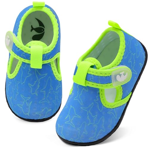 Image of FEETCITY Boys Girls Water Shoes Kids Aqua Socks Quick Dry Barefoot for Beach Swimming Pool