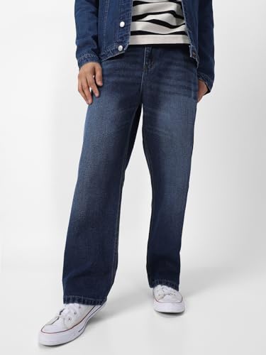 Image of Urbano Fashion Men Mid Rise Loose Jeans