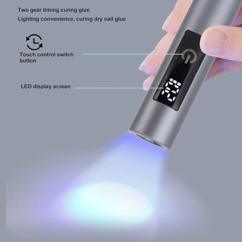 Lampe portable pour ongles en gel mini séchoir idéal pour le voyage