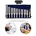 Tuning Fork Sets of 9, Sound Therapy Vibration Aids for Relif Pain, Healing, Chakra, Reduce Stress Anxiety, F174,F285,UT396,RE417,MI528,FA639,SOL741,LA852,F963