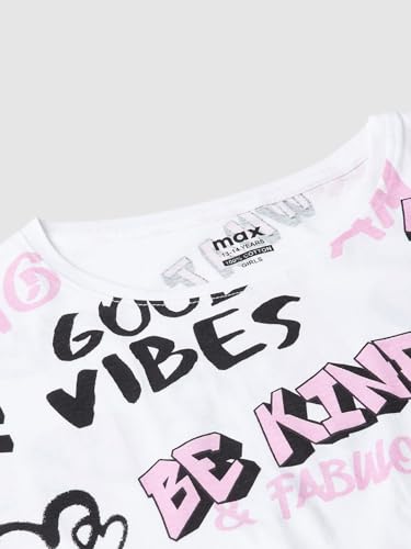 Image of Max Girl's Cotton Regular Fit T-Shirt