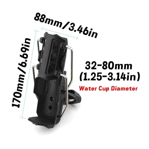 Support Adaptatif Moto avec Fixation Stable pour Tasse et Bouteille - 5