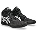 ASICS Kid's Snapdown 4 Grade School Wrestling Shoes, 6, Black/White