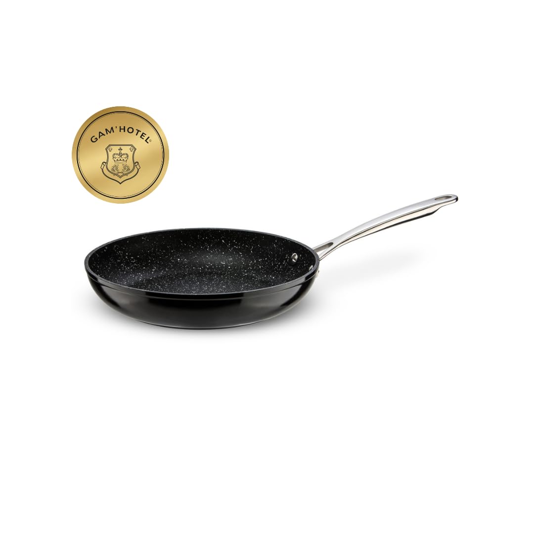 Gam'hotel - Sartén 28 cm negra antiadherente Greblon C2 inducción