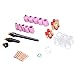 Jonlaki 49Pcs Welding Accessory Kit with Glass Cup Nozzle, Collet Tools for WP-17 WP-18-26