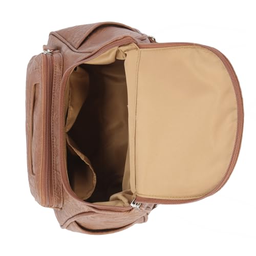 Image of MultiSac womens Major Backpack, Pecan Flowers, One Size US