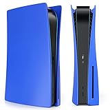 TESSGO PS 5 Disc Edition Blue Face Plates Cover Shell Case for Play Station 5 Console