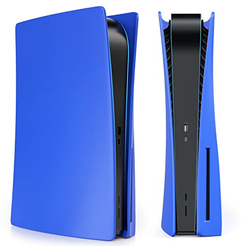 Tessgo Ps 5 Disc Edition Blue Face Plates Cover Shell Case For Play Station 5 Console #TOP5