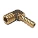 EDGE INDUSTRIAL 3/16" Hose ID to 1/8" Male NPT MNPT 90 Degree Brass Elbow Fitting Fuel/AIR / Water/Oil / Gas/WOG