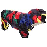 Isolation Thermique RenforcéE: Ce manteau chaud pour chien est conçu avec un rembourrage épais et imperméable qui offre une protection optimale contre le froid et l'humidité lors des sorties en plein air