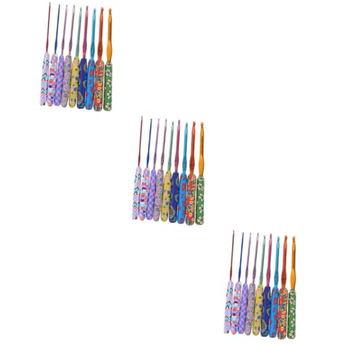 Crochets à tricoter ergonomiques SEWACC avec aiguilles en aluminium léger