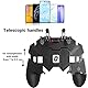 Ozkak Mobile Controller Smartphone Gamepad vereinfachter Tragbarer 4 Trigger L1R1 L2R2 Universel für PUBG COD Android iOS iPhone Samsung Handy mit Breite von 7 bis 9,5 cm