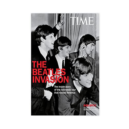 Poster sur toile The Beatles Invasion – Décoration de chambre à coucher – Paysage sportif – Décoration de bureau… - Les Beatles, Paul McCartney, John Lennon, RIngo Starr, George Harrison Poster sur toile The Beatles Invasion - Décoration de chambre à coucher - Paysage sportif - Décoration de bureau…