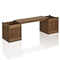 Furinno FG16011 Tioman Hardwood Flower Box, Brown