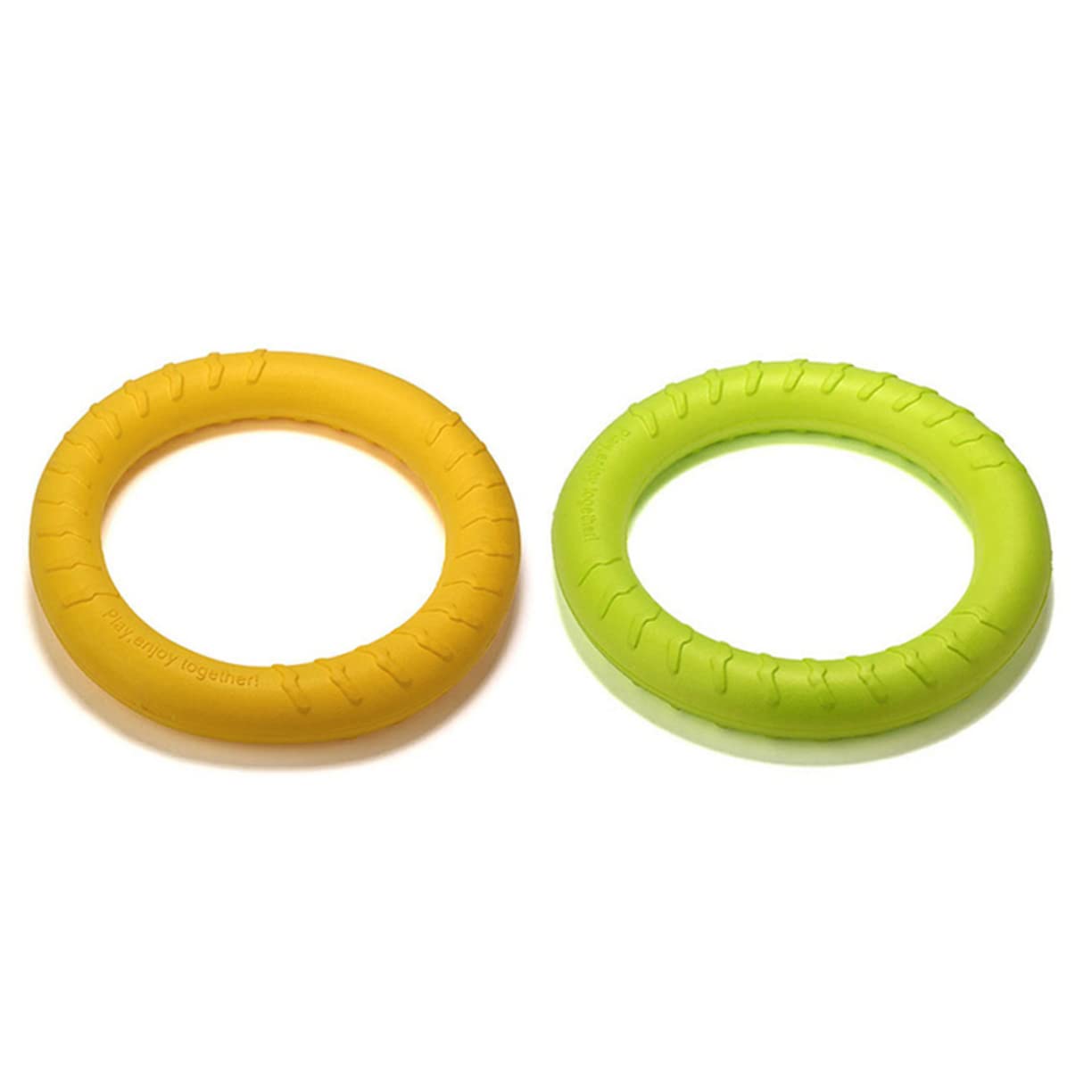 Toddmomy 2 Piezas Anillo Juguete Juguetes para Perros Cachorros Anillo Juguete para Mascotas Juguetes para Morder Perros Pastor Alemán Disco Volador