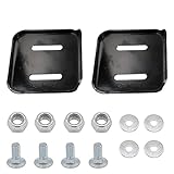 TBESEVENXT 309016E701MA Height Adjust Skid Shoe Kit for B & S Craftsman Murray Sears Snowblower (2pcs) Black