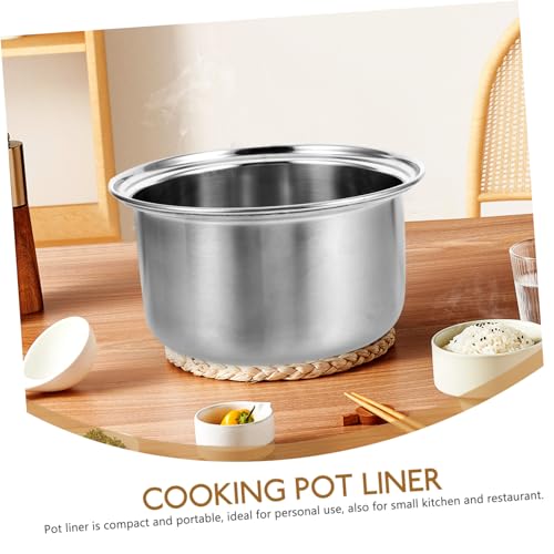 Marmite à soupe induction avec doublure acier inoxydable pour repas solo en studio