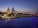 Produktbild Artland Qualitätsbilder I Wandtattoo Wandsticker Wandaufkleber 40 x 30 cm Städte Deutschland Köln Foto Blau B6QK Köln