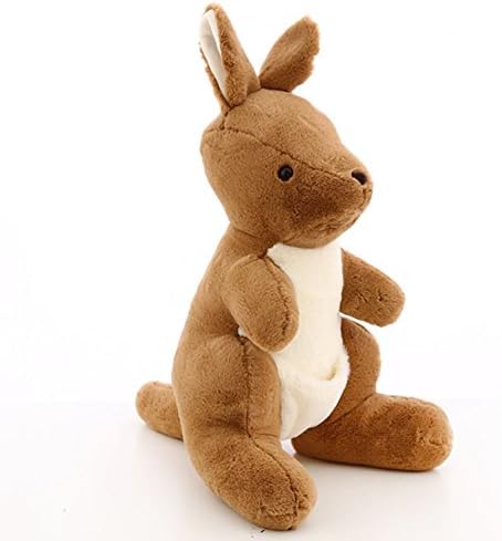 Smilesky Kangaroo Stuffed Animal Plush Toys Brown 10 Inches