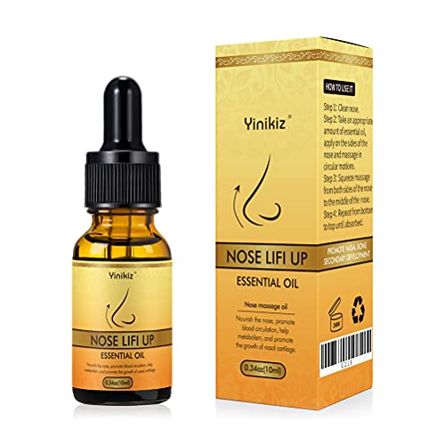 mianhua, Aceite para realzar la nariz, Reducir la crema para levantar la nariz delgada y estrecha sin cirugía Potente aceite de masaje para remodelar los huesos de la nariz