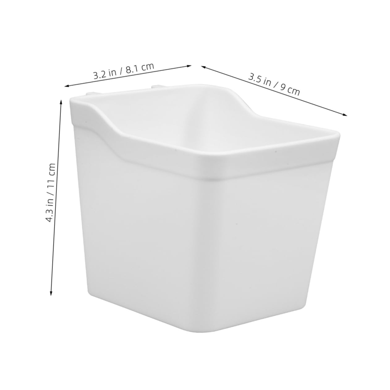 HEALLILY 4pcs Cup Holder Pegboard Accessories Pegboard Hooks Peg Boards Organization Storage Bins Peg Board Drawer Organizer Grid Cup Storage Organizer Multifunctional White Abs