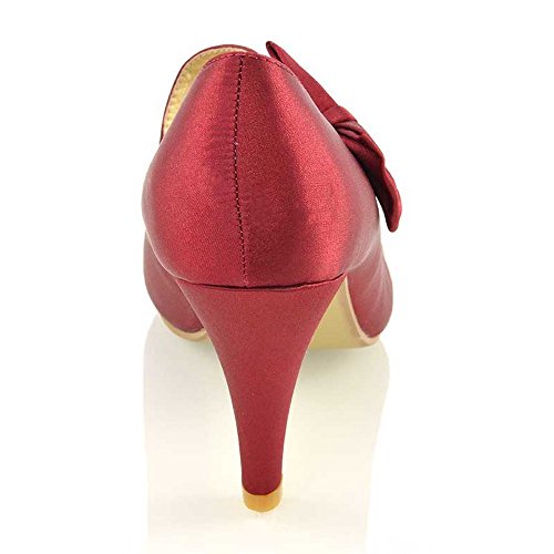 Womens-Bridal-Stiletto-Heels-Ladies-Satin-Slip-On-Strappy-High-Heel-Closed-Toe-Wedding-Bridesmaid-Court-Pumps-Shoes