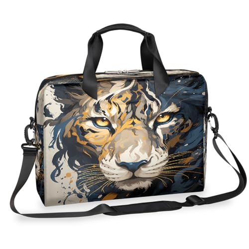 Maletín para portátil 16 pulgadas con diseño de leopardo miniatura 1