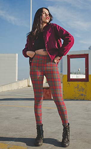 Image of sissycos Women's 80s Leggings Neon Artistic Splash Printed Pants