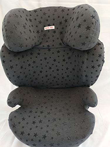 moon bebe Funda para Cybex Solution Q2 Fix (NEGRO)