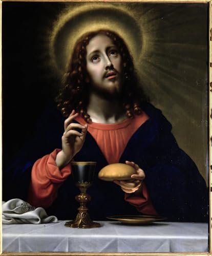 Peinture sur Toile Carlo Dolci Image Haut de Gamme Le Christ bénissant
