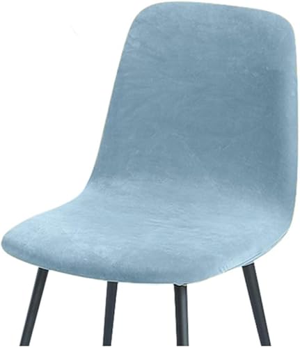 Miniatura 8 de Funda elástica para silla con respaldo corto de terciopelo de 1246, fundas elásticas para sillas de asiento de comedor, bar, oficina, fiesta,