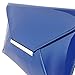 JNB Faux Patent Leather Envelope Candy Clutch Bag, Royal Blue Medium