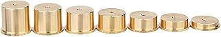 [ALL-FIT]真鍮製 ゴルフ スチール シャフトウェイト brass butt バット ウェイト 4/6/8/10/12/14/16g 同一重量10個セット クラブ重量調整 0.590バット径/0.530チップ径 [並行輸入品]