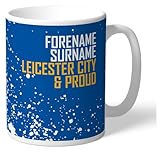 Leicester City - Taza personalizable con diseño del FC Orgullo