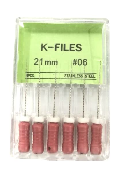 NMD NEXUS MEDODENT Dental Stainless Steel(S.S)-K-Files(21Mm,Pink(#06 No)(6Pc/Pk) (B0BDF2X9DR) Amazon Price History, Amazon Price Tracker