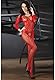 V-Ting damen Sexy Dessous Bodystocking weihnachtskostüm Damen erotik Set unterwäsche Netz durchsichtiges Ouvert Bodysuit Catsuit Nachtwäsche