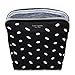 kate spade new york Insulated Snack Bag Keeper with Zipper, Reusable Thermal Sandwich Bag Holders for Lunch Bag (Almond Dot)