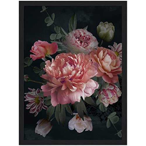 Décoration murale florale pour raviver un mur vide roses roses - 3