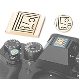 落書きパターンホットシューカバー シャッターボタン 適用Fujifilm X100VI XT200 XPRO3 XPRO2 XT4 XT5 XE5 XE4 XT50 XT30 XT200 (銅合金-コンビネーション)