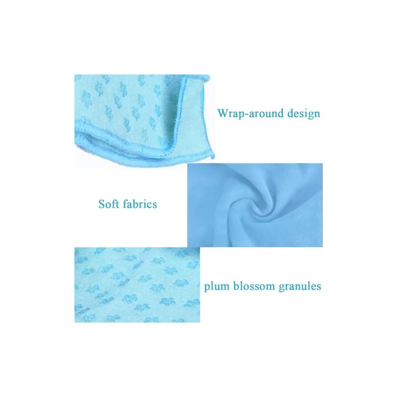 Oaygat Yoga Towel Sweat Absorbent Non-slip Yoga Towel Quick-drying yoga mat cloth Breathable Yoga Mat With Mesh Carrying Bag - Image 5