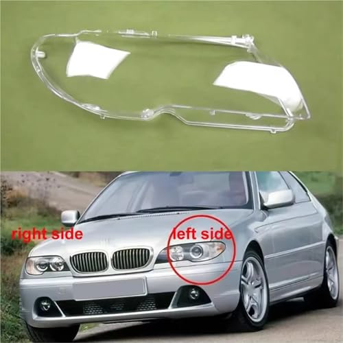 Phare jaune E46 résolu avec ce couvercle de lentille transparent pour BMW