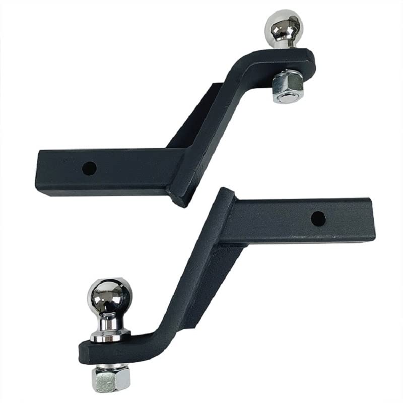 Zaczep do przyczepy, Trailer 9inch Drop Holowniczy Bar Hood Hood Ball Mount Tongue Hitch Trailer Car RV Łódź Części Akcesoria