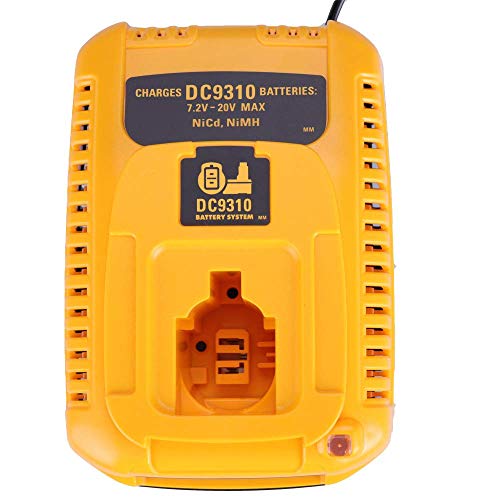 Cargador para Dewalt DC9310 7,2 V-18 V Ni-CD Ni-MH DW9057 DC9071 DC9091 DC9096 Batteia Cover