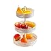 Corbeille de fruits Panier de Fruits, Fer Art Bol à Fruits 3 Etages Présentoirs a Gâteau Européenne Display Basket Salle de Séjour Décoratifs Assiette de fruits