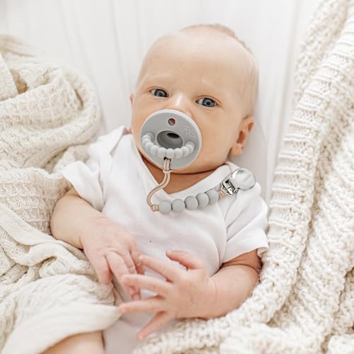 Image of Ryan & Rose Cutie PAT Pacifier Teether 10 Pack Assorted Colors (Canyon (Boy), Flat)