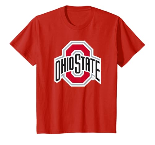 Kids Ohio State Buckeyes Icon Red Kids T-Shirt