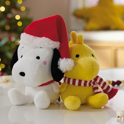 Hallmark 1KCX1134 Better Together Peanuts Holiday Plush Toys (Snoopy And Woodstock) 6 Inch Stuffed Toys thumb #1