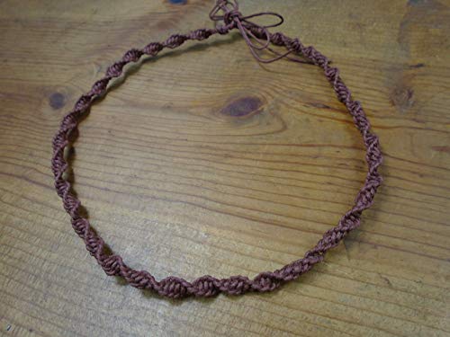 Beach Hemp Jewelry Dark Brown Hemp Necklace Choker Tie On Adjustable For Men Women Teen Girls Handmade In Usa #TOP2