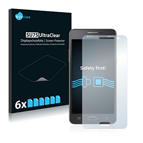 savvies Protection Ecran pour Samsung Galaxy Grand Prime SM-G531F 6 Pièces - Film Protection Ultra Clair